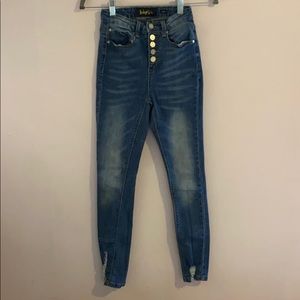 High-rise curvy jeans